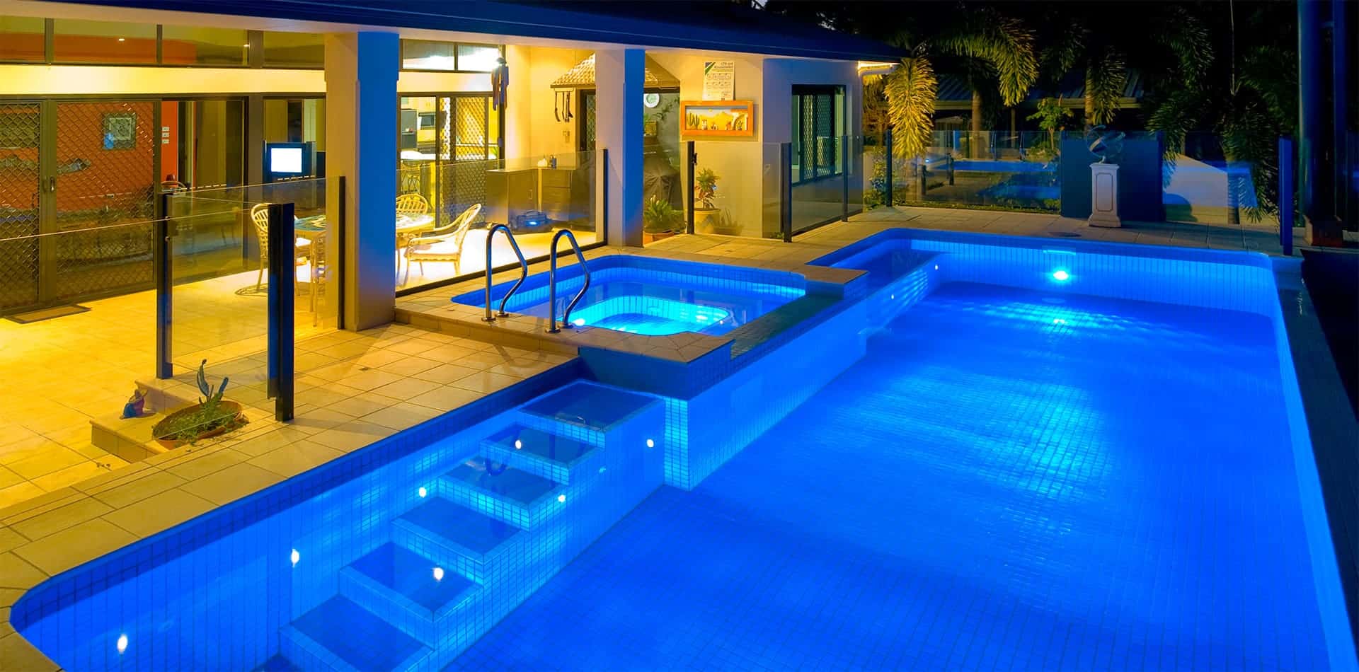 led para piscina