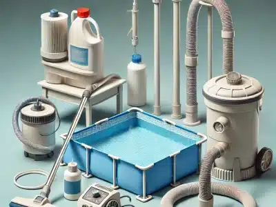 Como limpar piscina de plástico