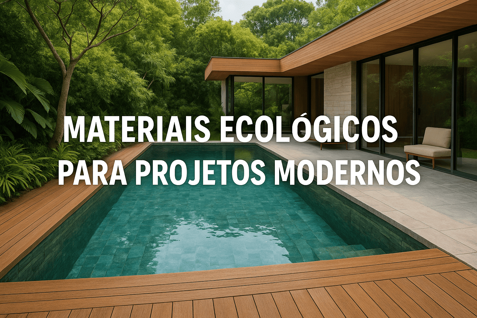 construção de piscinas sustentável
